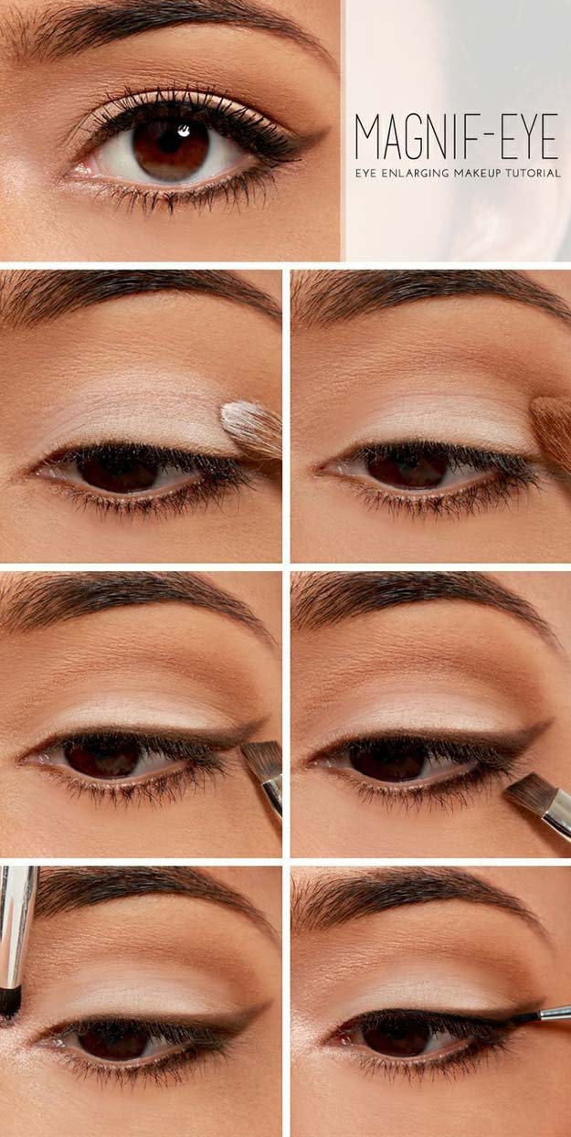 Best Makeup Tutorials for Teens -Magnify Your Eyes - Easy Makeup Ideas for Beginners - Step by Step Tutorials for Foundation, Eye Shadow, Lipstick, Cheeks, Contour, Eyebrows and Eyes - Awesome Makeup Hacks and Tips for Simple DIY Beauty - Day and Evening Looks 