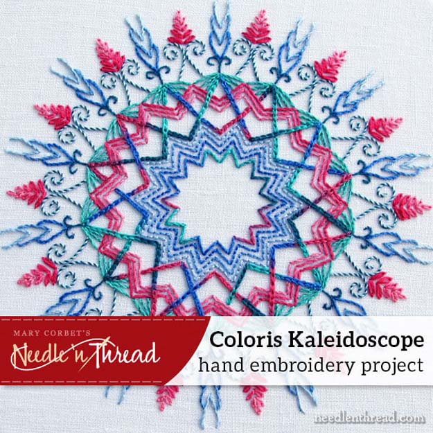 Cool Embroidery Projects for Teens - Step by Step Embroidery Tutorials - Coloris Kaleidoscope - Awesome Embroidery Projects for Teenagers - Cool Embroidery Crafts for Girls - Creative Embroidery Designs - Best Embroidery Wall Art, Room Decor - Great Embroidery Gifts, Free Embroidery Patterns for Girls, Women and Tweens 