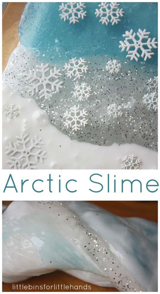 Best DIY Slime Recipes - DIY Arctic Slime Winter - Cool and Easy Slime Recipe Ideas Without Glue, Without Borax, For Kids, With Liquid Starch, Cornstarch and Laundry Detergent - How to Make Slime at Home - Fun Crafts and DIY Projects for Teens, Kids, Teenagers and Teens - Galaxy and Glitter Slime, Edible Slime #slime #slimerecipes #slimes #diyslime #teencrafts #diyslime