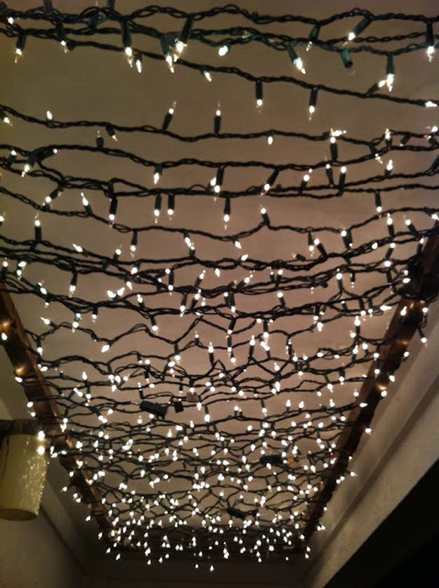 Cool Ways To Use Christmas Lights - DIY Twinkle Light Porch Canopy - Best Easy DIY Ideas for String Lights for Room Decoration, Home Decor and Creative DIY Bedroom Lighting - Creative Christmas Light Tutorials with Step by Step Instructions - Creative Crafts and DIY Projects for Teens, Teenagers and Adults #diyideas #stringlights #diydecor #teencrafts