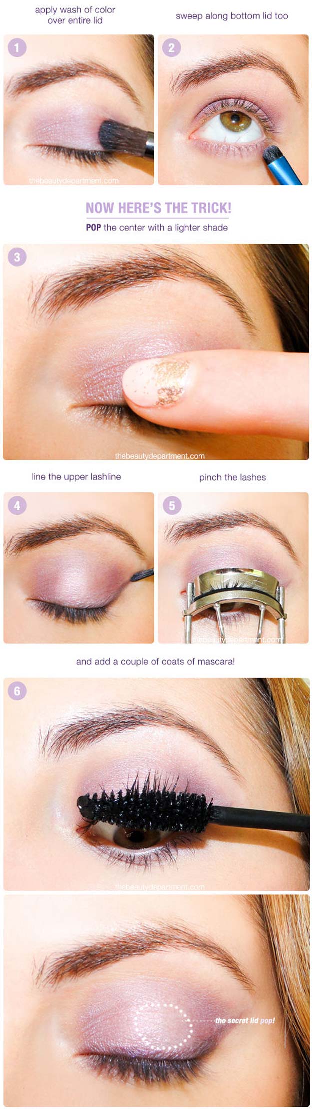 Best Eyeshadow Tutorials - Eye Shadow Enlightenment - Easy Step by Step How To For Eye Shadow - Cool Makeup Tricks and Eye Makeup Tutorial With Instructions - Quick Ways to Do Smoky Eye, Natural Makeup, Looks for Day and Evening, Brown and Blue Eyes - Cool Ideas for Beginners and Teens 