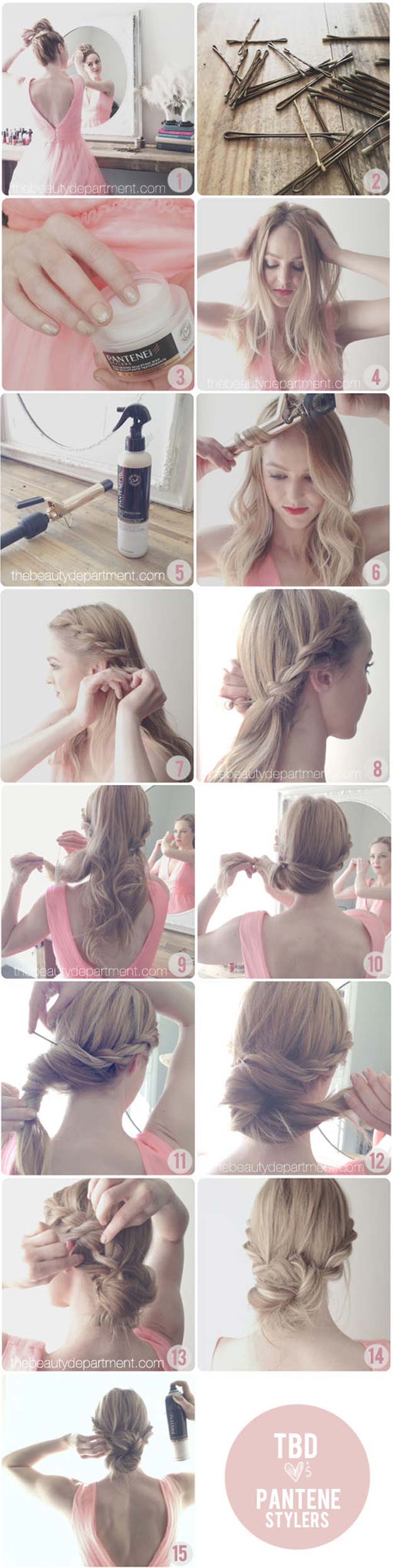 Best Hair Braiding Tutorials - Rop Braid Chignon - Easy Step by Step Tutorials for Braids - How To Braid Fishtail, French Braids, Flower Crown, Side Braids, Cornrows, Updos - Cool Braided Hairstyles for Girls, Teens and Women - School, Day and Evening, Boho, Casual and Formal Looks #hairstyles #braiding #braidingtutorials #diyhair 