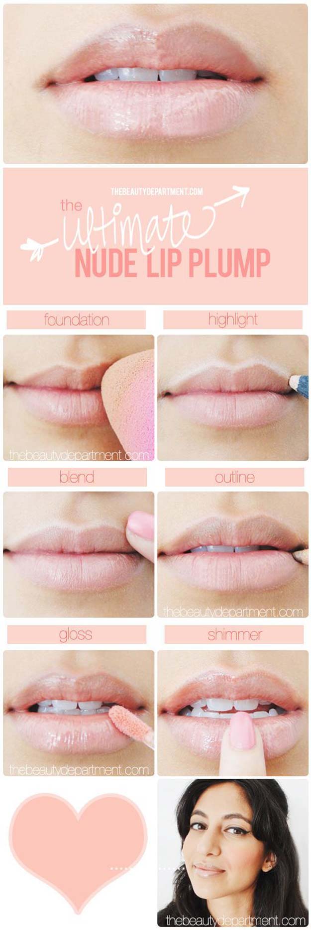 Lipstick Tutorials - Best Step by Step Makeup Tutorial How To - The Uptown Lip - Easy and Quick Ways to Apply Lipstick and Awesome Beauty Ideas - Cool Ideas for Teen Makeup for School, Party and Special Occasion - Makeup Tutorials for Beginners - Lip Liner Tips and Tricks to Add Volume, DIY Lip Techniques for Fuller Lips - DIY Projects and Crafts for Teens 