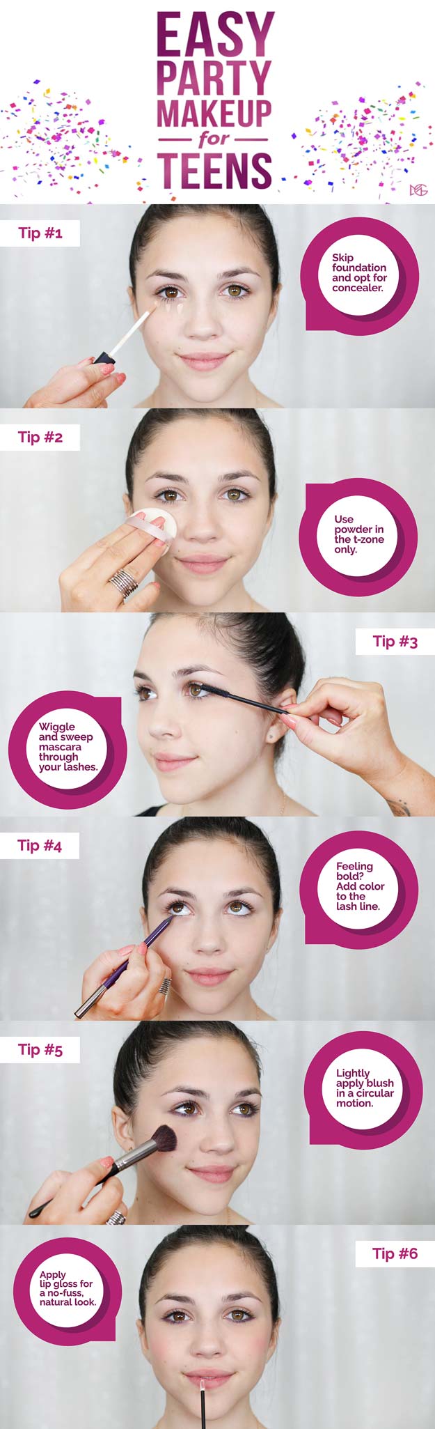 Best Makeup Tutorials for Teens -Easy Makeup Artist for Teens - Easy Makeup Ideas for Beginners - Step by Step Tutorials for Foundation, Eye Shadow, Lipstick, Cheeks, Contour, Eyebrows and Eyes - Awesome Makeup Hacks and Tips for Simple DIY Beauty - Day and Evening Looks 