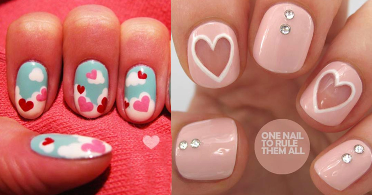 Valentine Nail Art Ideas - projectnamehere - Cute and Cool Looks For Valentines Day Nails - Hearts, Gradients, Red, Black and Pink Designs - Easy Ideas for DIY Manicures with Step by Step Tutorials - Fun Ideas for Teens, Teenagers and Women http://stage.diyprojectsforteens.com/valentine-nail-art-ideas