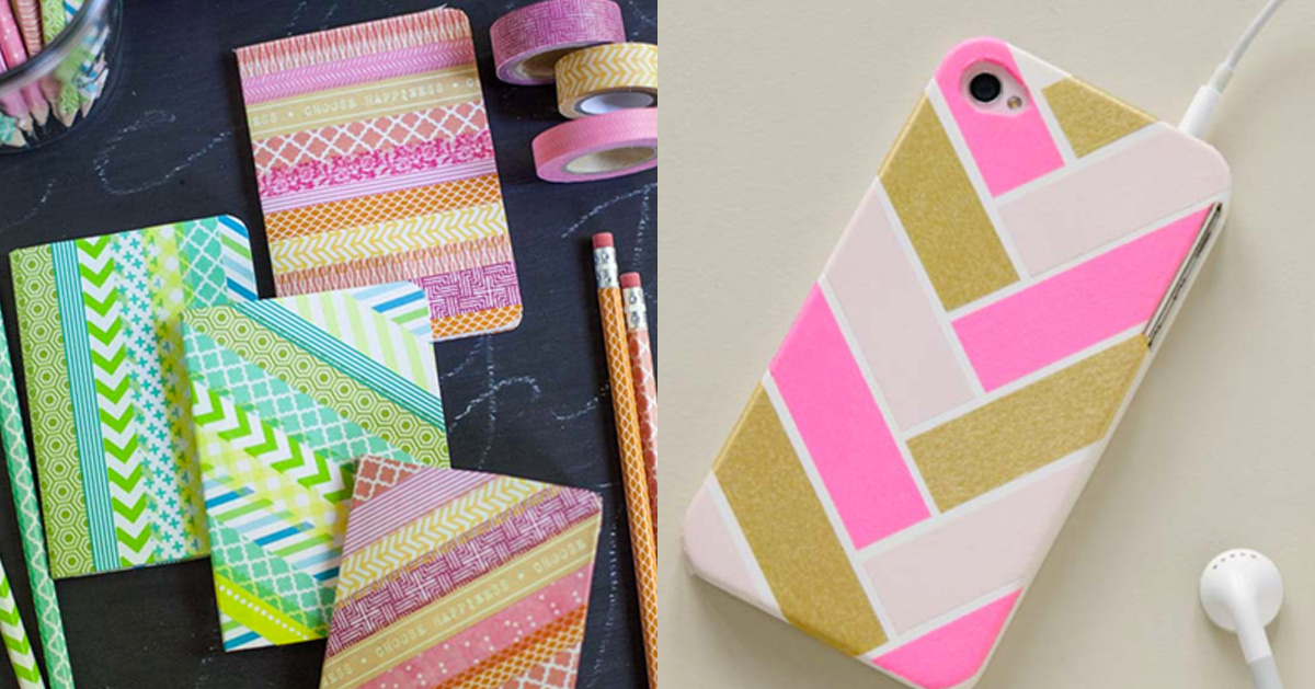 Cool Washi Tape Ideas - Crafts and DIY Projects Made With Washi Tape