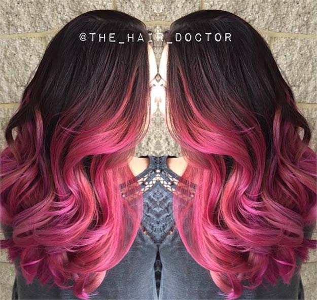 Creative DIY Hair Tutorials - Formula: Rose Ombre - Color, Rainbow, Galaxy and Unique Styles for Long, Short and Medium Hair - Braids, Dyes, Instructions for Teens and Women #hairstyles #hairideas #beauty #teens #easyhairstyles