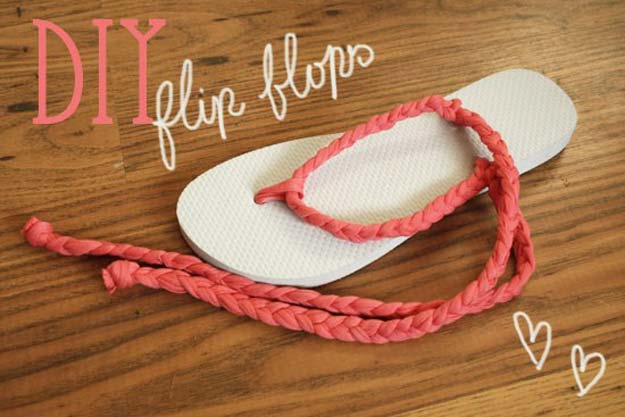 DIY Sandals and Flip Flops - Macramé Sandals - Creative, Cool and Easy Ways to Make or Update Your Shoes - Decorate Flip Flops with Cheap Dollar Store Crafts and Ideas - Beaded, Leather, Strappy and Painted Sandal Projects - Fun DIY Projects and Crafts for Teens and Teenagers 