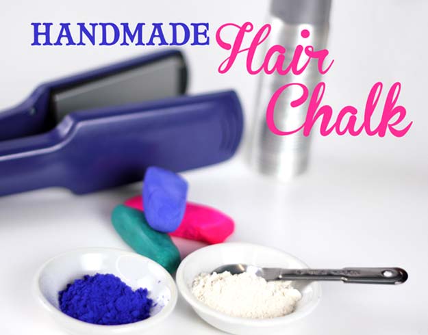 Creative DIY Hair Tutorials - Hair Chalk Bramble Berry - Color, Rainbow, Galaxy and Unique Styles for Long, Short and Medium Hair - Braids, Dyes, Instructions for Teens and Women #hairstyles #hairideas #beauty #teens #easyhairstyles