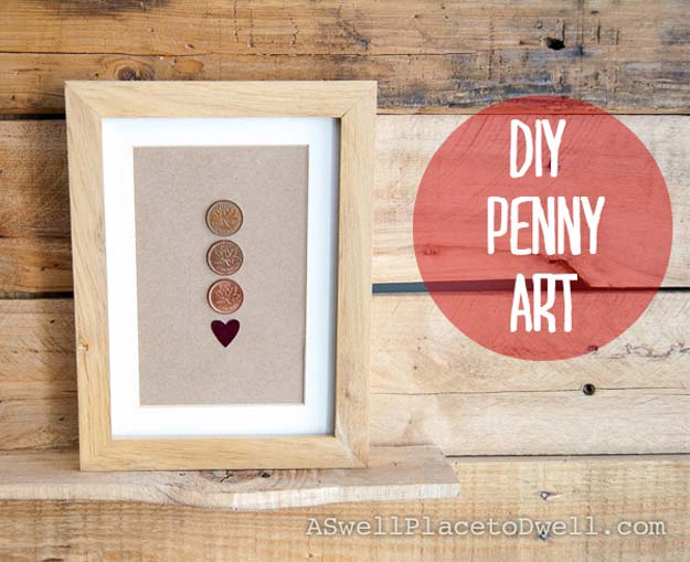 Cool DIYs Made With Pennies and Coins - The Last Great Penny - Penny Walls, Floors, DIY Penny Table. Art With Pennies, Walls and Furniture Make With Money and Coins. Cool, Creative Tutorials, Home Decor and DIY Projects Made With Old Pennies - Cool DIY Projects and Crafts for Teens 