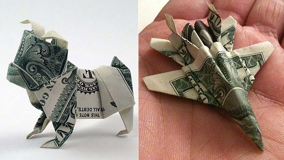 Money Origami Tutorials - How to Make Money Origami Ideas and Youtube Videos
