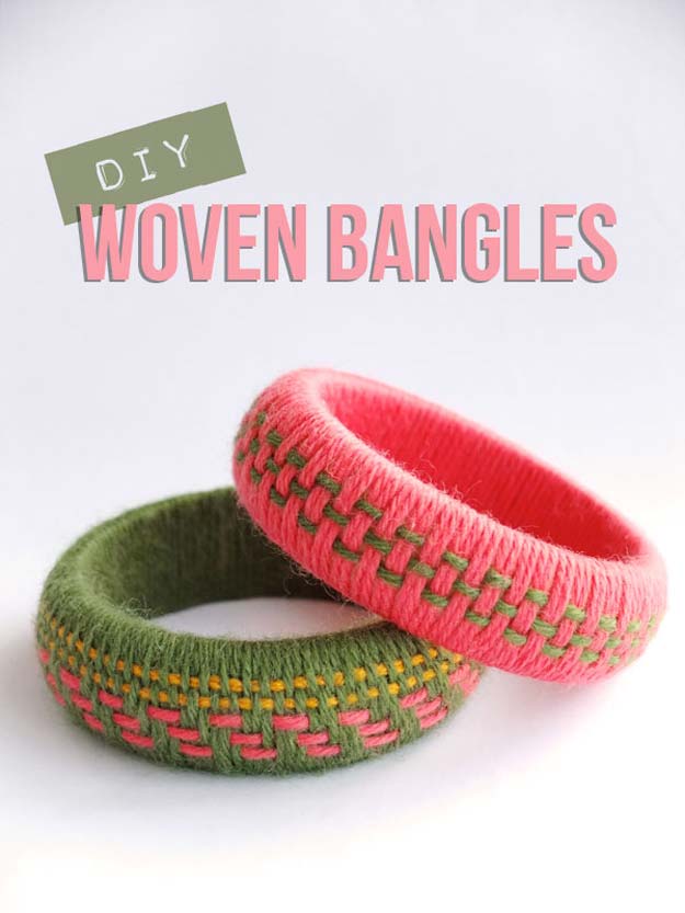 Crafts to Make and Sell - Woven Yarn Bangles - Easy Step by Step Tutorials for Fun, Cool and Creative Ways for Teenagers to Make Money Selling Stuff - Room Decor, Accessories, Gifts and More 