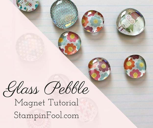 Crafts to Make and Sell - Glass Pebble Magnet - Easy Step by Step Tutorials for Fun, Cool and Creative Ways for Teenagers to Make Money Selling Stuff - Room Decor, Accessories, Gifts and More 