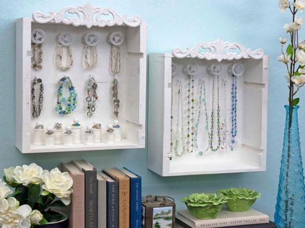 All White DIY Room Decor - Wine Crate Jewelry Display Boxes - Creative Home Decor Ideas for the Bedroom and Teen Rooms - Do It Yourself Crafts and White Wall Art, Bedding, Curtains, Lamps, Lighting, Rugs and Accessories - Easy Room Decoration Ideas for Girls, Teens and Tweens - Cute DIY Gifts and Projects With Step by Step Tutorials and Instructions 