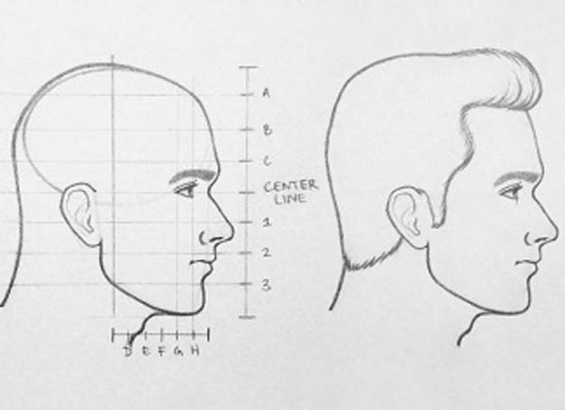 Cool Drawing Tutorials - How To Draw Faces Profile- Learn How To Draw Animals, Easy People, Step by Step Drawing and Tutorial With Instructions - Creative Arts and Crafts Ideas for Teens - Shapes, Shading, Buildings, School Art Projects, Drawing for Beginners and Teenagers, Kids #drawing #art #drawingtutorials