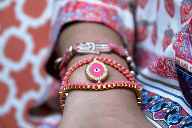 DIY Bracelets - Evil Eye Bracelet - Cool Jewelry Making Tutorials for Making Bracelets at Home - Handmade Bracelet Crafts and Easy DIY Gift for Teens, Girls and Women - With String, Wire, Leather, Beaded, Bangle, Braided, Boho, Modern and Friendship - Cheap and Quick Homemade Jewelry Ideas 