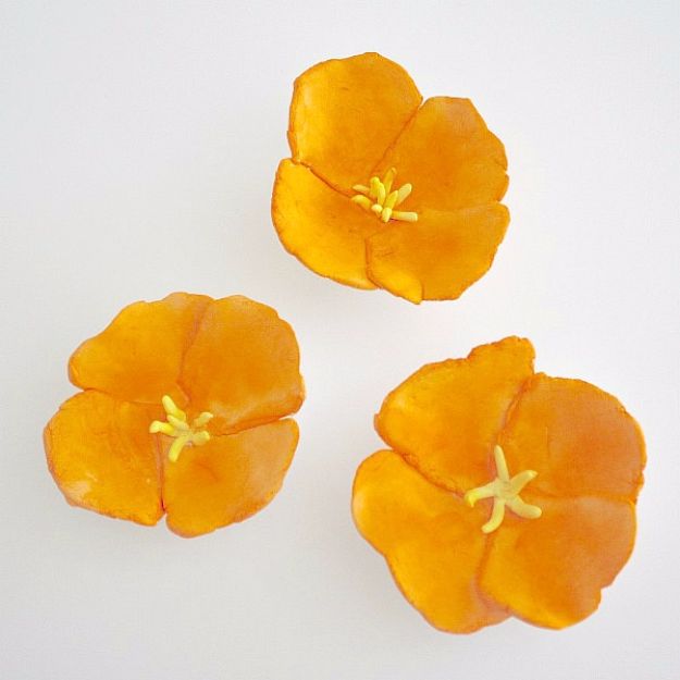 Best DIY Ideas for Teens To Make This Summer - California Poppy Magnets - Fun and Easy Crafts, Room Decor, Toys and Craft Projects to Make And Sell - Cool Gifts for Friends, Awesome Things To Do When You Are Bored - Teenagers - Boys and Girls Love Making These Creative Projects With Step by Step Tutorials and Instructions #diyideas #summer #teencrafts #crafts