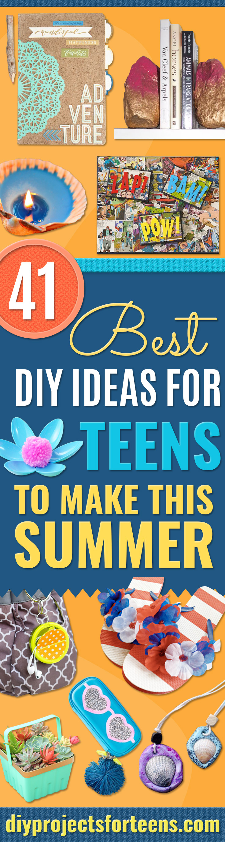 Best DIY Ideas for Teens To Make This Summer - Fun and Easy Crafts, Room Decor, Toys and Craft Projects to Make And Sell - Cool Gifts for Friends, Awesome Things To Do When You Are Bored - Teenagers - Boys and Girls Love Making These Creative Projects With Step by Step Tutorials and Instructions #diyideas #summer #teencrafts #crafts