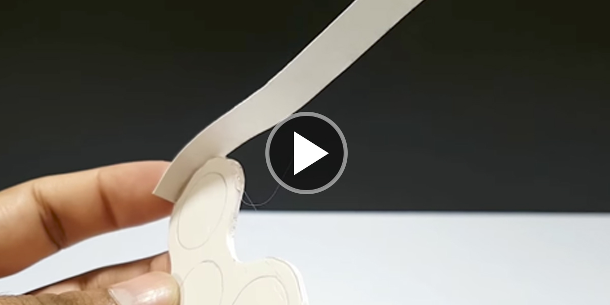 DIY Fidget Spinner Tutorial - How To Make A Fidget Spinner With A Glue Gun