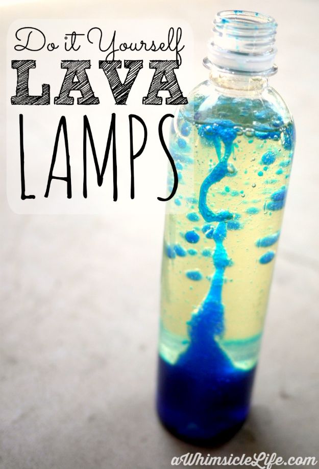 Cheap Crafts for Teens - DIY Lava Lamp - Inexpensive DIY Projects for Teenagers and Tweens - Cute Room Decor, School Supplies, Accessories and Clothing You Can Make On A Budget - Fun Dollar Store Crafts - Cool DIY Gift Ideas for Christmas, Birthdays, BFF gifts and more - Step by Step Tutorials and Instructions #cheapcrafts #dollarstorecrafts #teencrafts #dollartreecrafts