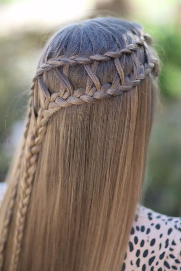 Easy Braids With Tutorials - Lattice Braid Combo - Cute Braiding Tutorials for Teens, Girls and Women - Easy Step by Step Braid Ideas - Quick Hairstyles for School - Creative Braids for Teenagers - Tutorial and Instructions for Hair Braiding