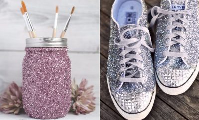 DIY Ideas WIth Glitter - Easy Crafts and Projects for Decoration, Gifts, and Bedroom Decor - How To Make Ombre, Mod Podge and Glitter Mason Jar Gift Ideas For Teens - Easy Clothes and Makeup Crafts For Teenagers http://stage.diyprojectsforteens.com/glitter-crafts-ideas