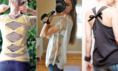 T-Shirt Makeovers - Fun Upcycle Ideas for Tees - How To Make Simple Awesome Summer Style Projects - Cute Sleeve and Neckline Ideas - Cheap and Easy Ways To Upcycle Tshirts for Fun Clothes and Fashion - Quick Projects for Teens and Teenagers on A Budget http://stage.diyprojectsforteens.com/t-shirt-makeovers