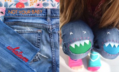 DIY Jeans Makeovers - Easy Crafts and Tutorials to Refashion and Upcycle Your Jeans and Create Ripped, Distressed, Bleach, Lace Edge, Cut Off, Skinny, Shorts, Skirts, Galaxy and Painted Jeans Ideas - Cool Denim Fashions for Teens, Teenagers, Women