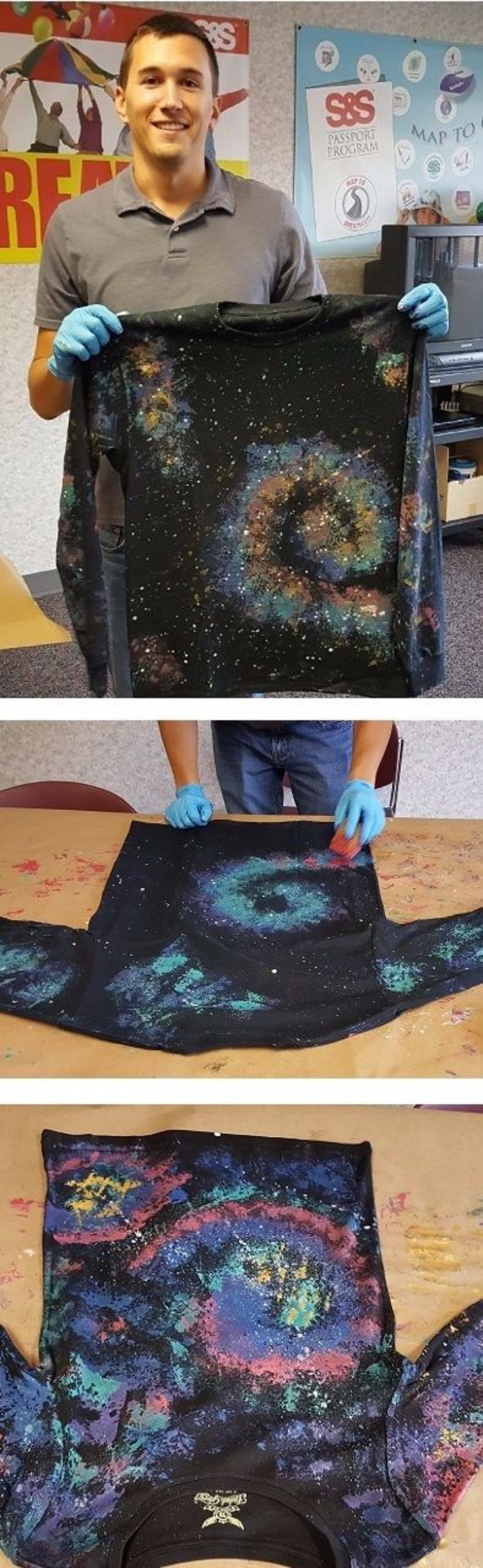 Galaxy DIY Crafts - DIY Galaxy Shirts - Easy Room Decor, Cool Clothes, Fun Fabric Ideas and Painting Projects - Food, Cookies and Cupcake Recipes - Nebula Galaxy In A Jar - Art for Your Bedroom - Shirt, Backpack, Soap, Decorations for Teens, Kids and Adults