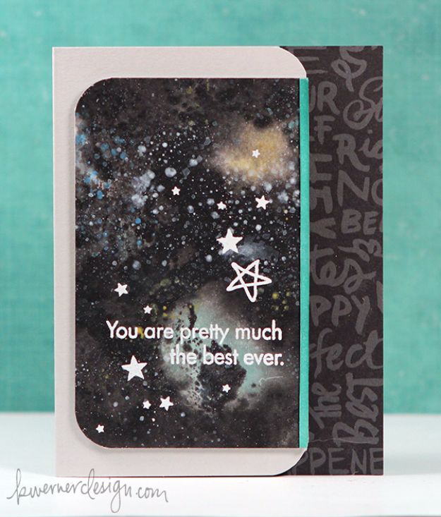 Galaxy DIY Crafts - Easy Galaxy Card - Easy Room Decor, Cool Clothes, Fun Fabric Ideas and Painting Projects - Food, Cookies and Cupcake Recipes - Nebula Galaxy In A Jar - Art for Your Bedroom - Shirt, Backpack, Soap, Decorations for Teens, Kids and Adults
