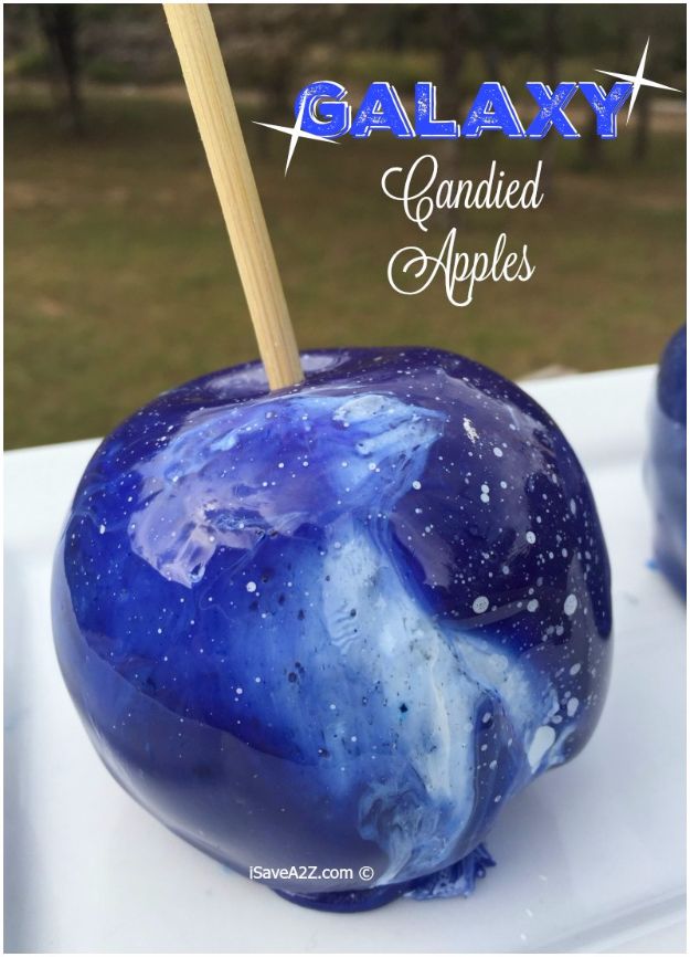 Galaxy DIY Crafts - Galaxy Candied Apples - Easy Room Decor, Cool Clothes, Fun Fabric Ideas and Painting Projects - Food, Cookies and Cupcake Recipes - Nebula Galaxy In A Jar - Art for Your Bedroom - Shirt, Backpack, Soap, Decorations for Teens, Kids and Adults 