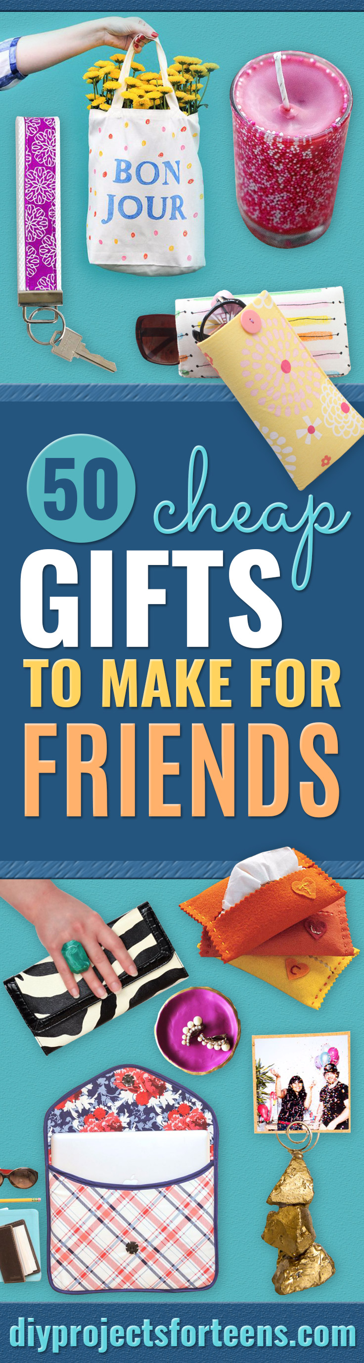 Cheap DIY Gifts and Inexpensive Homemade Christmas Gift Ideas for People on A Budget - To Make These Cool Presents Instead of Buying for the Holidays - Easy and Low Cost Gifts fTo Make For Friends and Neighbors - Quick Dollar Store Crafts and Projects for Xmas Gift Giving Parties - Step by Step Tutorials and Instructions #diygifts #teencrafts #diyideas #crafts #christmasgifts #cheapgifts