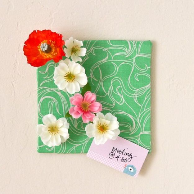 Crafts for Teens to Make and Sell - DIY Flower Push Pins - Cheap and Easy DIY Ideas To Make For Extra Money - Best Things to Sell On Etsy, Dollar Store Craft Ideas, Quick Projects for Teenagers To Make Spending Cash - DIY Gifts, Wall Art, School Supplies, Room Decor, Jewelry, Fashion, Hair Accessories, Bracelets, Magnets #teencrafts #craftstosell #etsyideass