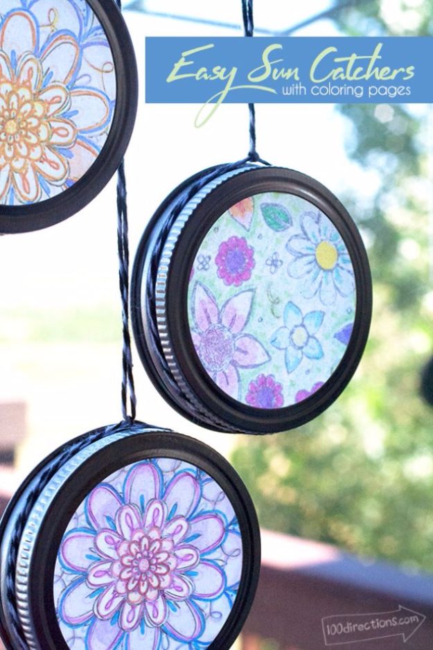 Crafts for Teens to Make and Sell - Easy Sun Catchers - Cheap and Easy DIY Ideas To Make For Extra Money - Best Things to Sell On Etsy, Dollar Store Craft Ideas, Quick Projects for Teenagers To Make Spending Cash - DIY Gifts, Wall Art, School Supplies, Room Decor, Jewelry, Fashion, Hair Accessories, Bracelets, Magnets #teencrafts #craftstosell #etsyideass