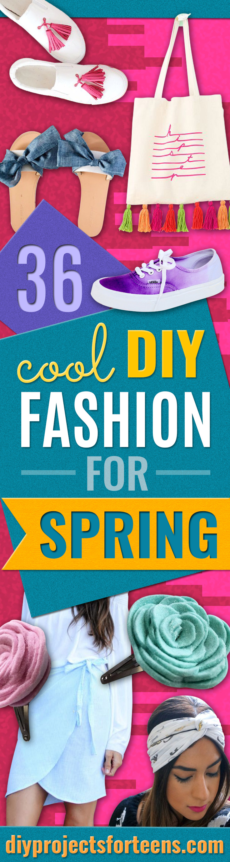 36 DIY Teen Fashion Ideas for Spring Clothes