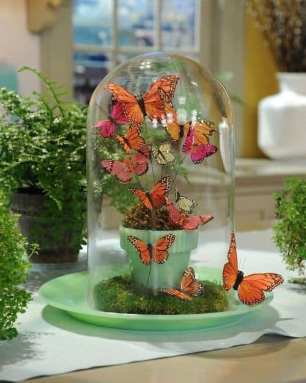 DIY Ideas With Butterflies - Butterfly Glass Jars - Cute and Easy DIY Projects for Butterfly Lovers - Wall and Home Decor Projects, Things To Make and Sell on Etsy - Quick Gifts to Make for Friends and Family - Homemade No Sew Projects- Fun Jewelry, Cool Clothes and Accessories #diyideas #butterflies #teencrafts