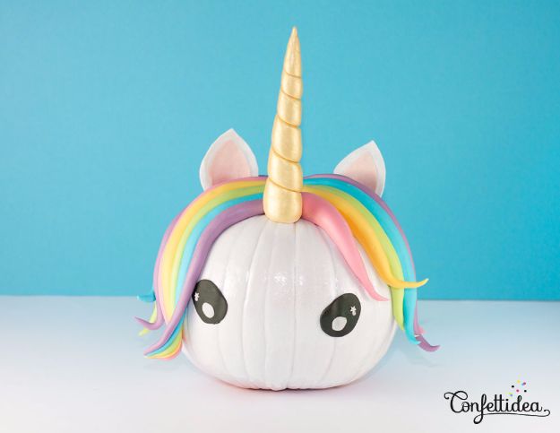 DIY Ideas With Unicorns - Pumpkin Unicorn - Cute and Easy DIY Projects for Unicorn Lovers - Wall and Home Decor Projects, Things To Make and Sell on Etsy - Quick Gifts to Make for Friends and Family - Homemade No Sew Projects and Pillows - Fun Jewelry, Desk Decor Cool Clothes and Accessories 