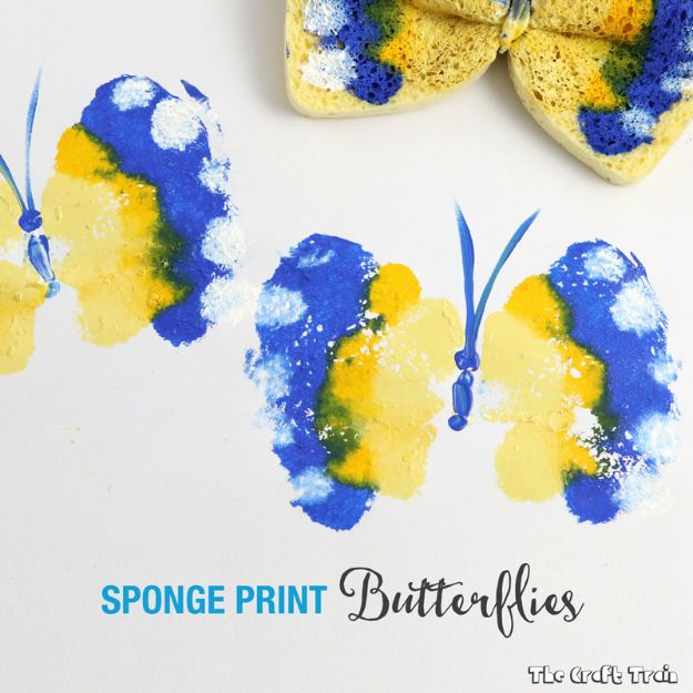 DIY Ideas With Butterflies - Sponge Print Butterflies - Cute and Easy DIY Projects for Butterfly Lovers - Wall and Home Decor Projects, Things To Make and Sell on Etsy - Quick Gifts to Make for Friends and Family - Homemade No Sew Projects- Fun Jewelry, Cool Clothes and Accessories #diyideas #butterflies #DIY Ideas With Butterflies - Sponge Print Butterflies - Cute and Easy DIY Projects for Butterfly Lovers - Wall and Home Decor Projects, Things To Make and Sell on Etsy - Quick Gifts to Make for Friends and Family - Homemade No Sew Projects- Fun Jewelry, Cool Clothes and Accessories #diyideas #butterflies #teencraftsteencrafts