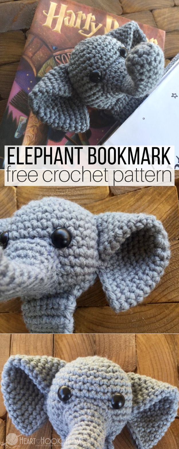 DIY Ideas With Elephants - Webster the Elephant Bookmark - Easy Wall Art Ideas, Crafts, Jewelry, Arts and Craft Projects for Kids, Teens and Adults- Simple Canvases, Throw Pillows, Cute Paintings for Nurseries, Dollar Store Crafts and Fun Dorm Room and Bedroom Decor - Tutorials for Crafty Ideas Decorated With an Elephant