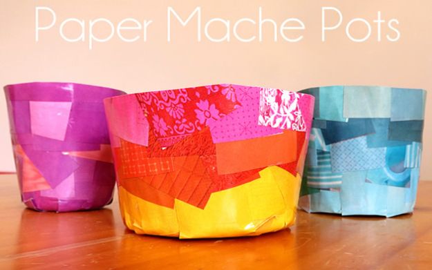 Creative Paper Mache Crafts - Paper Mache Pots - Easy DIY Ideas for Making Paper Mache Projects - Cool Newspaper and Paper Bag Craft Tips - Recipe for for How To Make Homemade Paper Mashe paste - Halloween Masks and Costume Tutorials - Sculpture, Animals and Ideas for Kids #diyideas #papermache #teencrafts #crafts