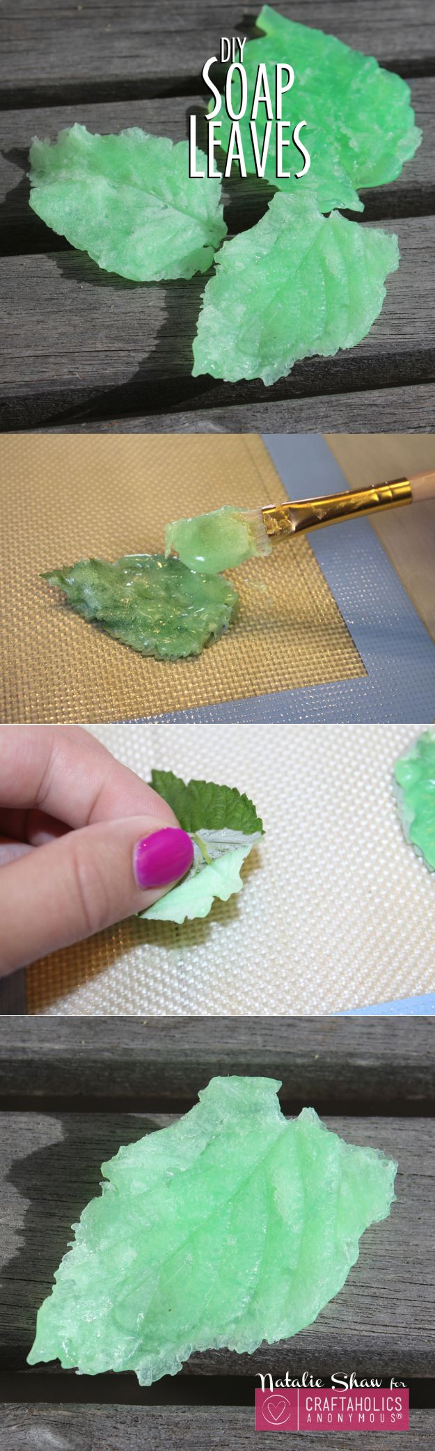 Soap Recipes DIY - DIY Soap Leaves - DIY Soap Recipe Ideas - Best Soap Tutorials for Soap Making Without Lye - Easy Cold Process Melt and Pour Tips for Beginners - Crockpot, Essential Oils, Homemade Natural Soaps and Products - Creative Crafts and DIY for Teens, Kids and Adults #soaprecipes #diygifts #soapmaking