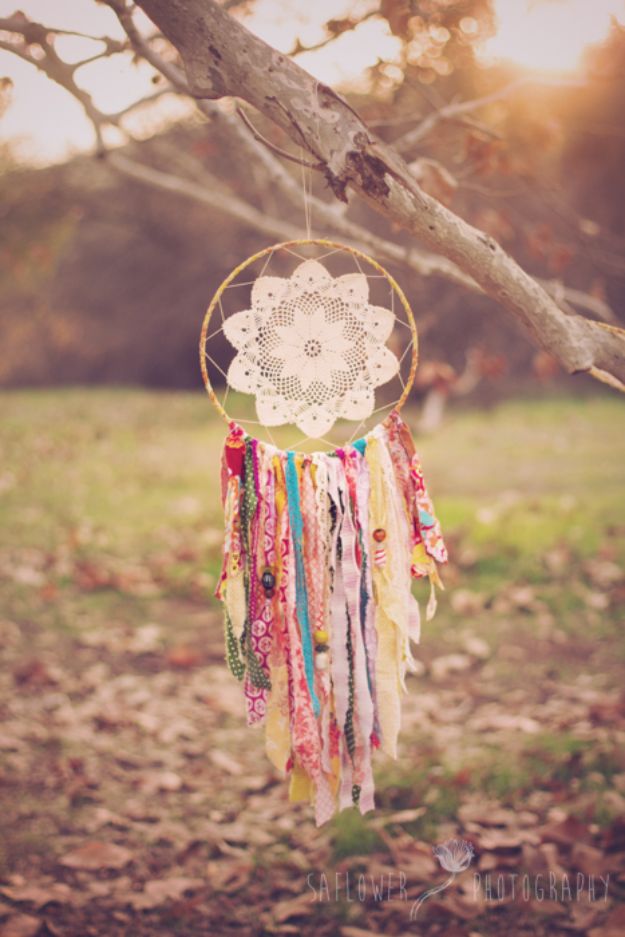 DIY Dream Catchers - Gypsy Soul Dreamcatcher - How to Make a Dreamcatcher Step by Step Tutorial - Easy Ideas for Dream Catcher for Kids Room - Make a Mobile, Moon Designs, Pattern Ideas, Boho Dreamcatcher With Sticks, Cool Wall Hangings for Teen Rooms - Cheap Home Decor Ideas on A Budget #diyideas #teencrafts #dreamcatchers