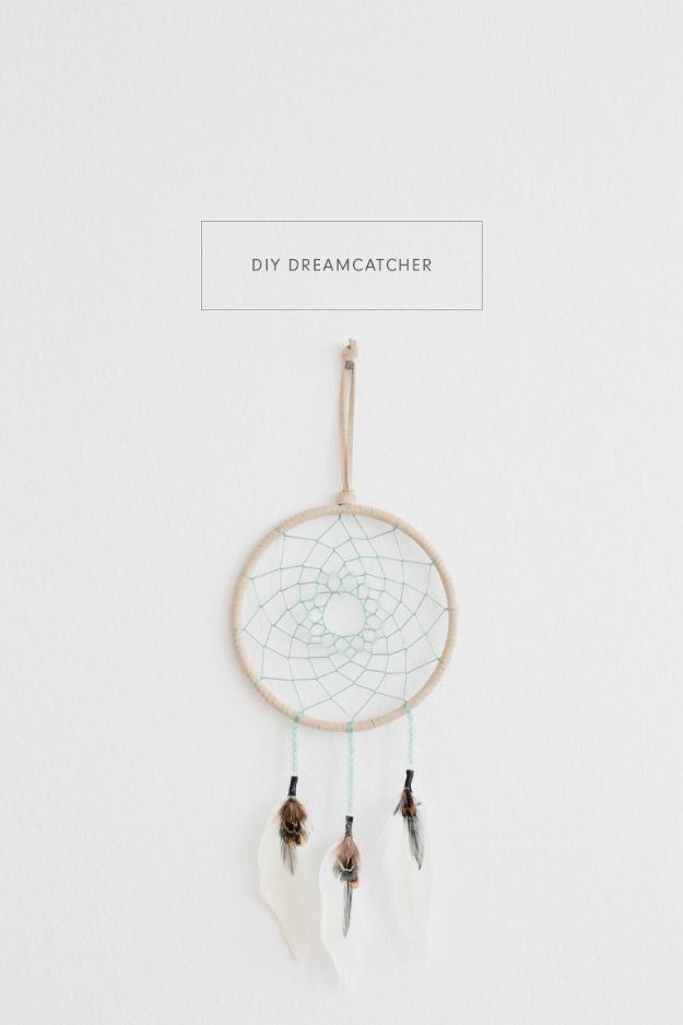 DIY Dream Catchers - Simple DIY Dreamcatcher - How to Make a Dreamcatcher Step by Step Tutorial - Easy Ideas for Dream Catcher for Kids Room - Make a Mobile, Moon Designs, Pattern Ideas, Boho Dreamcatcher With Sticks, Cool Wall Hangings for Teen Rooms - Cheap Home Decor Ideas on A Budget #diyideas #teencrafts #dreamcatchers
