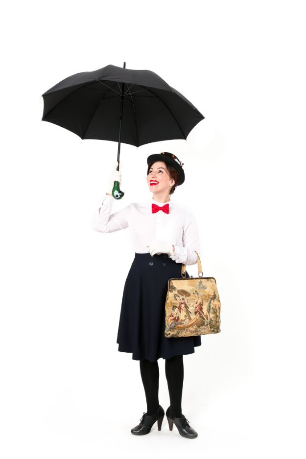 Teen Costume Ideas - Mary Poppins Costume - Easy Costumes for Halloween - Cheap DIY Costumes for Teens - Scary, Spooky, Ideas for Couples, Groups and Friends - Quick Last Minute Hallloween Costumes, Best Celebrity Ideas - Dolls, Zombies, Ghosts, Makeup Tutorials Teenagers Dress Up Idea-