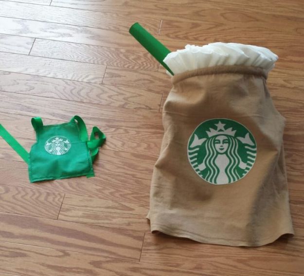 Teen Costume Ideas - Starbucks Halloween Costume - Easy Costumes for Halloween - Cheap DIY Costumes for Teens - Scary, Spooky, Ideas for Couples, Groups and Friends - Quick Last Minute Hallloween Costumes, Best Celebrity Ideas - Dolls, Zombies, Ghosts, Makeup Tutorials Teenagers Dress Up Idea-