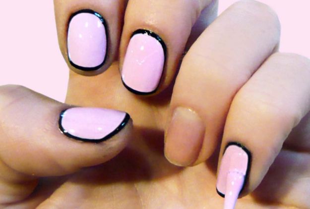 DIY Nail Art Ideas - Retro-Glamorous Nail Art - Easy Step by Step Design Idea for Nails - How to Make Manicures at Home Simple - Paint and Polish Tips #nailart #naildesigns #nailart #diynails #diybeauty #naildesigns #teencrafts