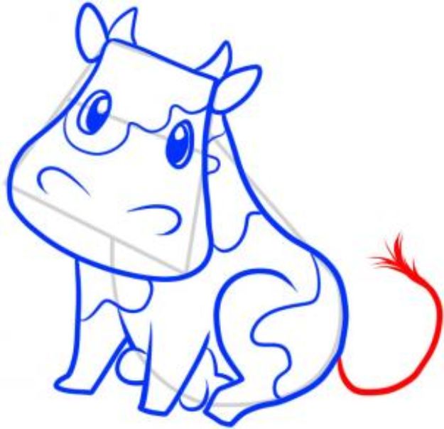 100 How To Draw Tutorials - Draw A Cow – Step by Step- Eyes, Hair, Face, Lips, People, Animals, Hands - Step by Step Drawing Tutorial for Beginners - Free Easy Lessons