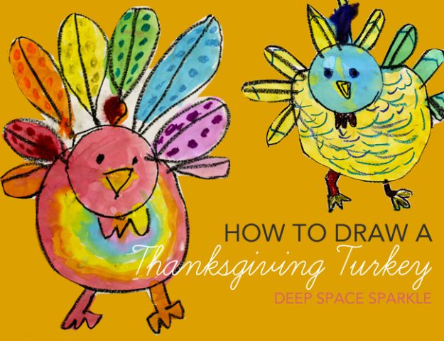 100 How To Draw Tutorials - Draw A Thanksgiving Turkey - Eyes, Hair, Face, Lips, People, Animals, Hands - Step by Step Drawing Tutorial for Beginners - Free Easy Lessons