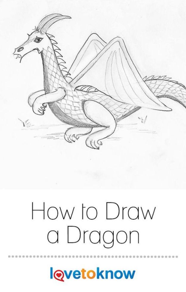 100 How To Draw Tutorials - Draw a Simple Dragon - Eyes, Hair, Face, Lips, People, Animals, Hands - Step by Step Drawing Tutorial for Beginners - Free Easy Lessons