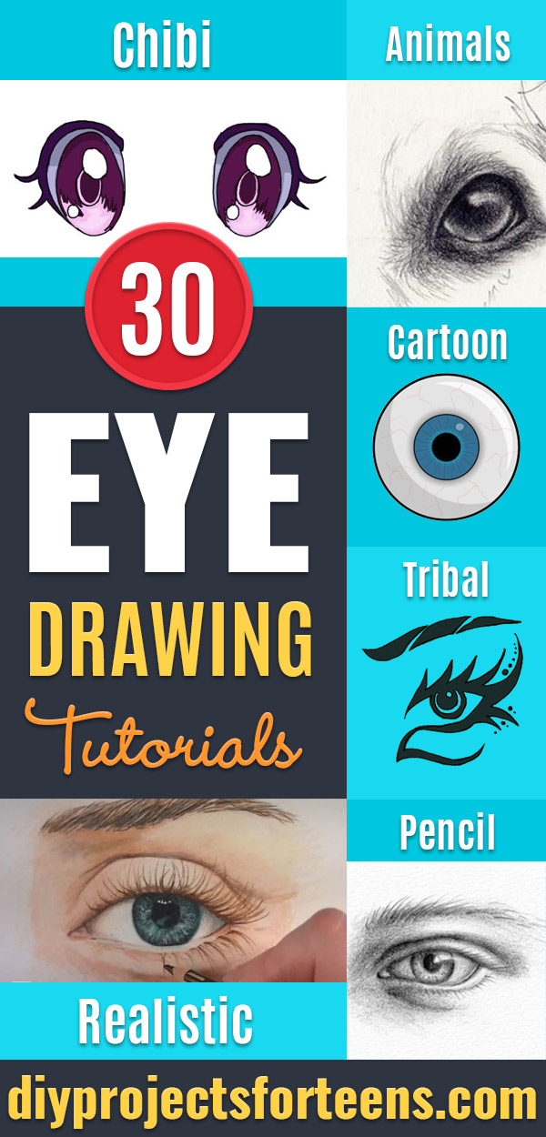 30 Eye Drawing Tutorials To Channel Your Inner Artist